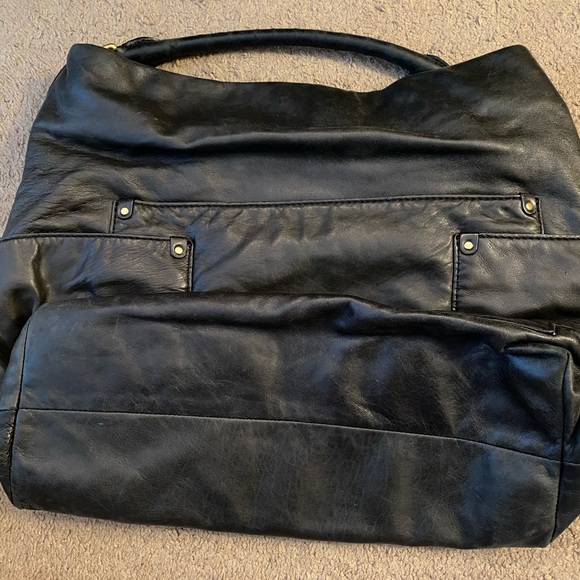 Marc Jacobs Preppy Black Leather Hayley Tote Bag - Picture 3 of 5